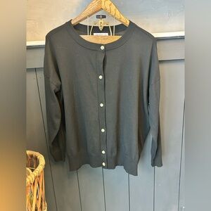 NWOT 89th & Madison  Black Cardigan Button Up Sweater size 1X